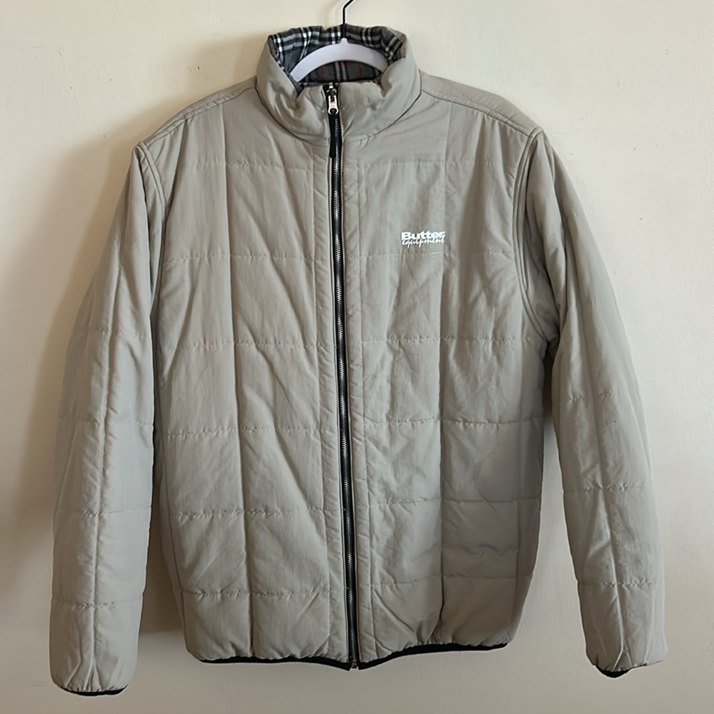 Butter Goods Plaid Reversible Puffer Jacket